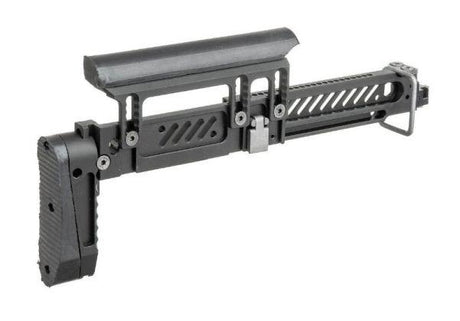 5KU CNC Aluminium PT-1 AK Telescopic Side Folding Buttstock - With Trademarks-0