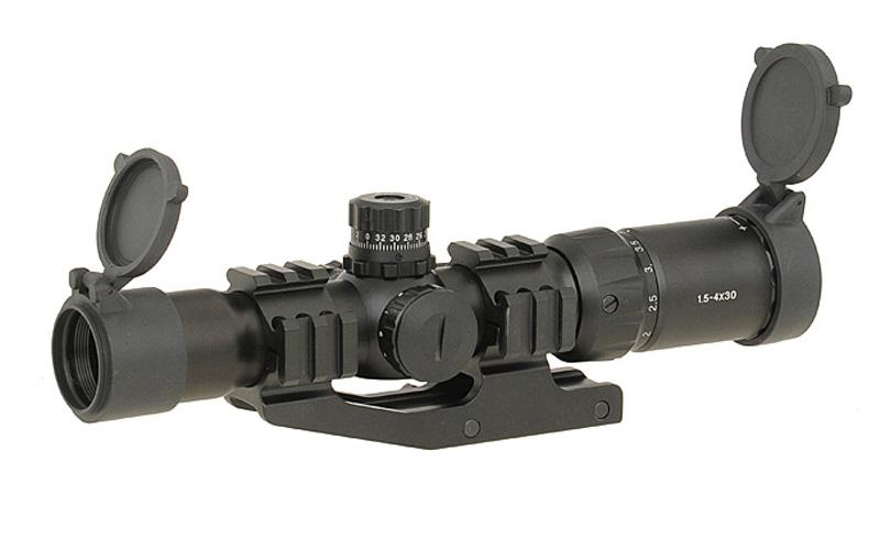 PCS Scope 1.5-4X30 with Cantilever Mount-0