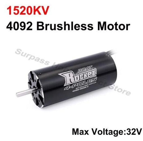 Rocket RC 4092 1520KV Motor with 5mm Shaft-0