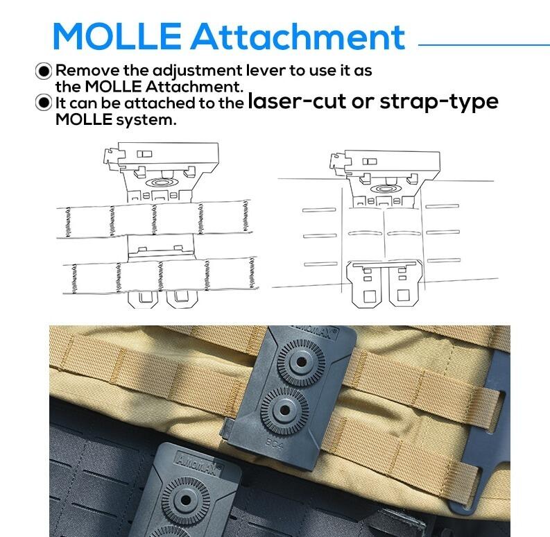 Amomax Molle And Belt Clip Mount-0