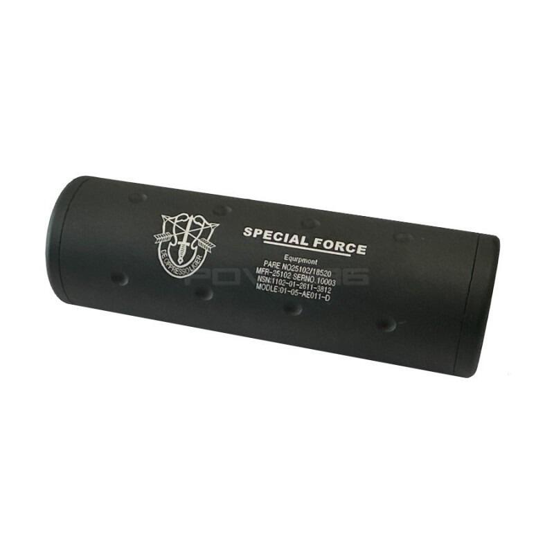 SHS Special Forces Foam Filled Silencer - 100mm-0