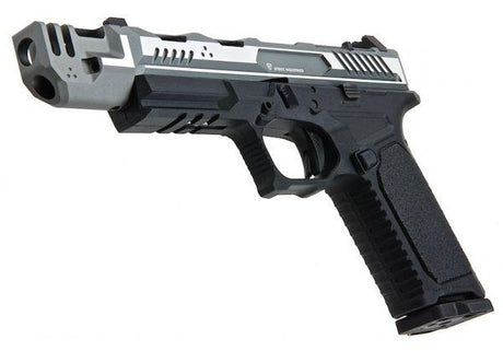 Strike Industries EMG ARK-17 GBB Pistol With Detachable Compensator - Silver/Grey-0