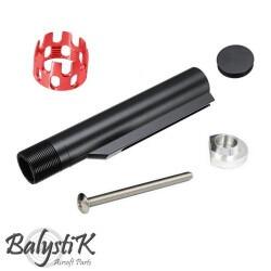 Balystik Stock Tubes with Ported Nut for M4 AEG-1