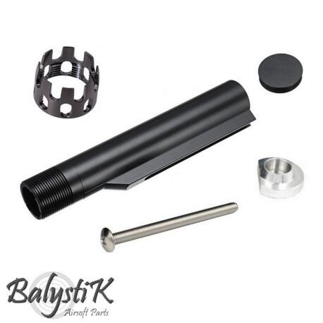 Balystik Stock Tubes with Ported Nut for M4 AEG-0