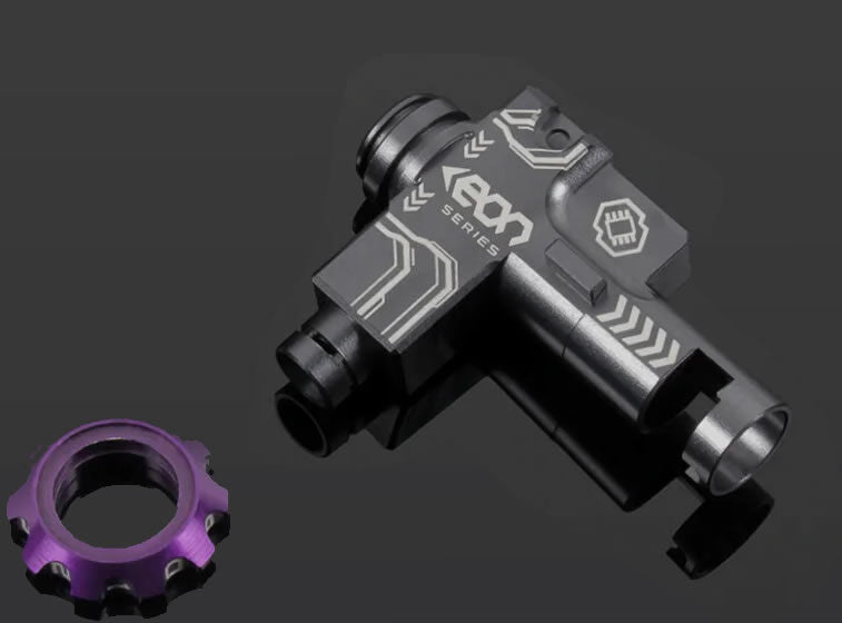 GATE EON Hop-Up Chamber - Titanium Chamber / Violet Rotary Dial