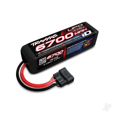 Traxxas LiPo 4S 6700mAh 14.8V 25C iD Power Cell Battery-0