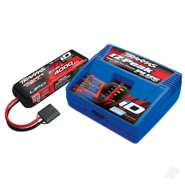 Traxxas 3S 4000mAh + EZ-Peak Plus Completer Pack-0