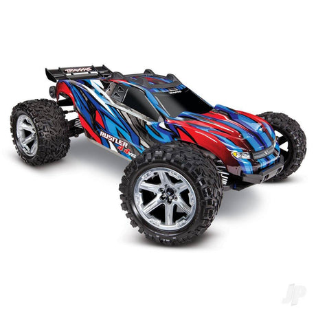 Traxxas Rustler 4X4 VXL 1/10 4WD RTR Brushless Electric Stadium Truck - Blue (+ TQi 2-ch, TSM, VXL-3s, Velineon 3500Kv)-0