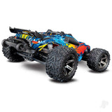 Traxxas Rustler 4X4 VXL 1/10 4WD RTR Brushless Electric Stadium Truck - Red (+ TQi 2-ch, TSM, VXL-3s, Velineon 3500Kv)-2