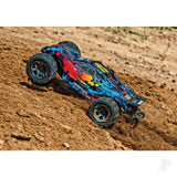 Traxxas Rustler 4X4 VXL 1/10 4WD RTR Brushless Electric Stadium Truck - Red (+ TQi 2-ch, TSM, VXL-3s, Velineon 3500Kv)-4