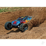 Traxxas Rustler 4X4 VXL 1/10 4WD RTR Brushless Electric Stadium Truck - Red (+ TQi 2-ch, TSM, VXL-3s, Velineon 3500Kv)-6