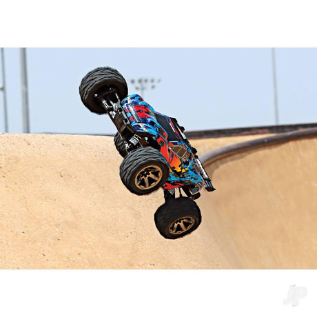 Traxxas Rustler 4X4 VXL 1/10 4WD RTR Brushless Electric Stadium Truck - Red (+ TQi 2-ch, TSM, VXL-3s, Velineon 3500Kv)-7