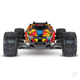 Traxxas Rustler 4X4 VXL 1/10 4WD RTR Brushless Electric Stadium Truck - Solar Flare (+ TQi 2-ch, TSM, VXL-3s, Velineon 3500Kv)-2