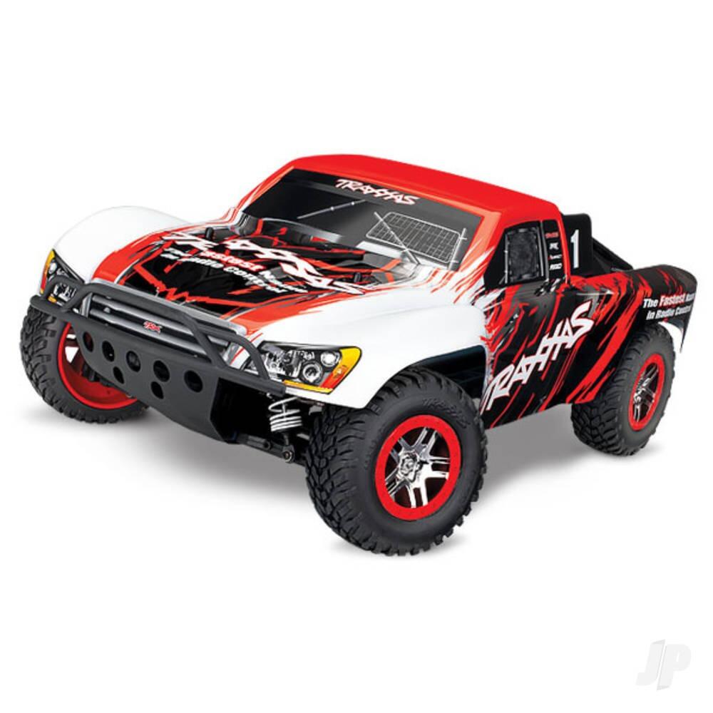 Traxxas Slash 4X4 VXL 1/10 4WD RTR Brushless Electric Short Course Truck - Red (+TQi 2-ch, TSM, VXL-3s, Velineon 3500KV)-0