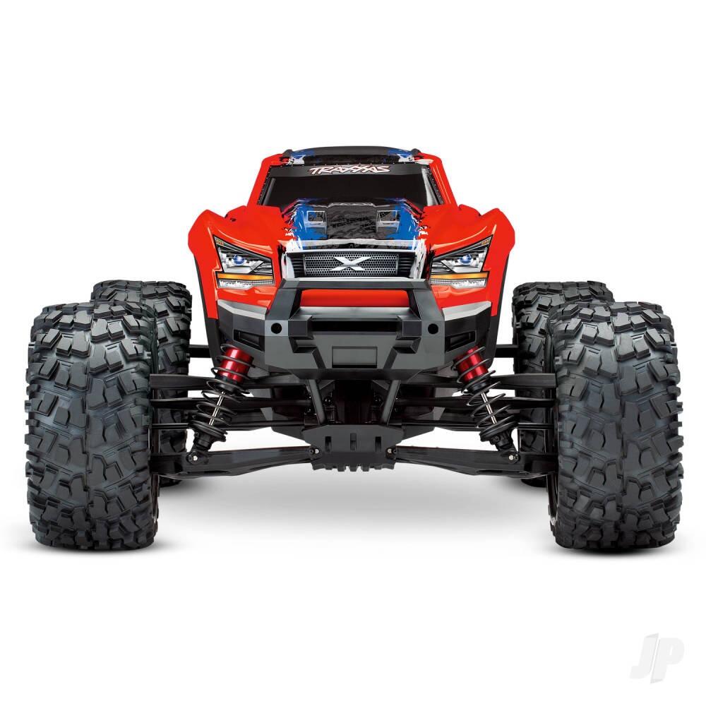 Traxxas X-Maxx 1/7 4X4 Brushless Electric Monster Truck - RedX (+ TQi 2-ch, TSM, VXL-8s, Velineon 1200Kv)-2