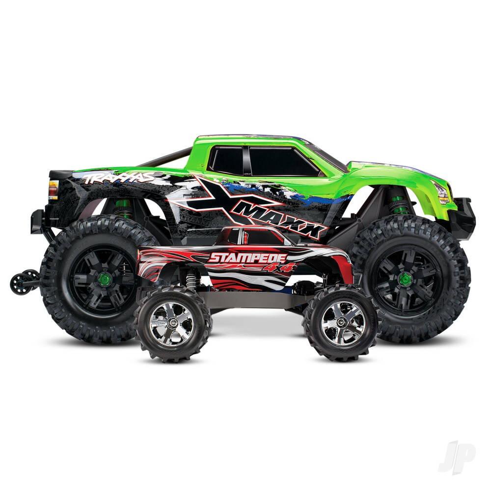 Traxxas X-Maxx 1/7 4X4 Brushless Electric Monster Truck - RedX (+ TQi 2-ch, TSM, VXL-8s, Velineon 1200Kv)-9