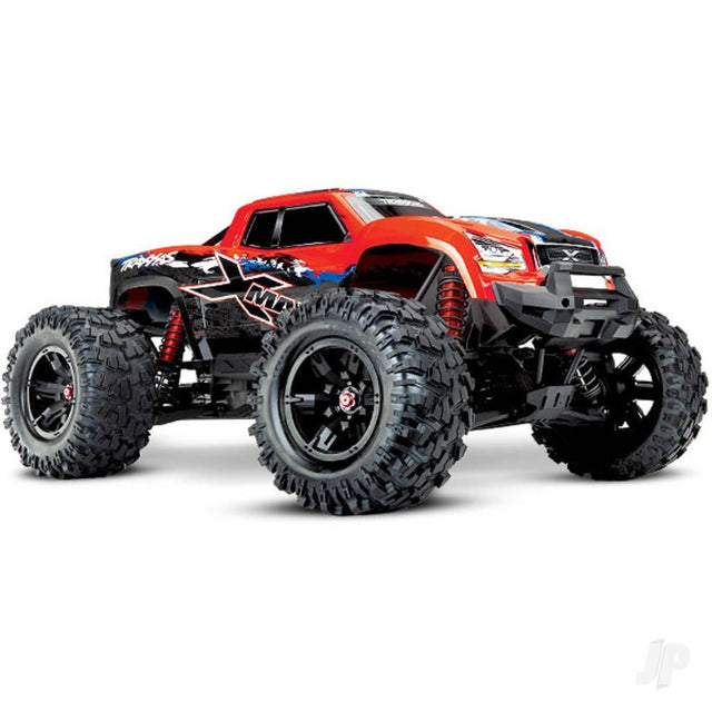 Traxxas X-Maxx 1/7 4X4 Brushless Electric Monster Truck - RedX (+ TQi 2-ch, TSM, VXL-8s, Velineon 1200Kv)-0