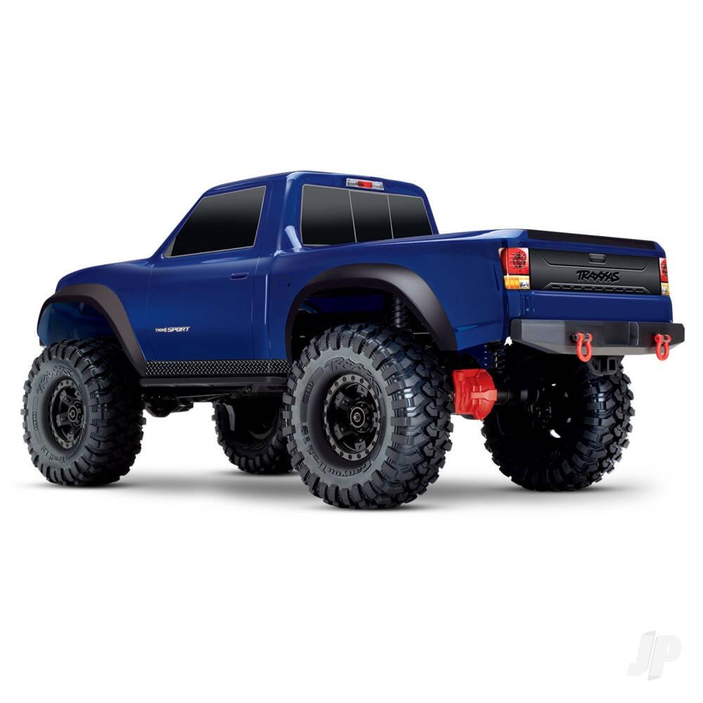 Traxxas TRX-4 Sport 1/10 4WD RTR Electric Crawler Truck - Blue (+ TQ 2-ch, XL-5 HV, Titan 550)-2