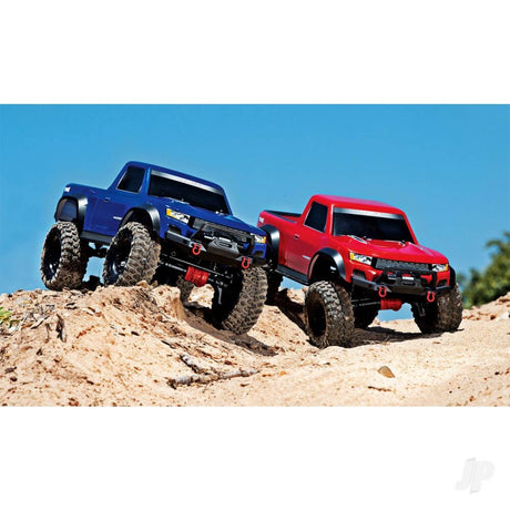 Traxxas TRX-4 Sport 1/10 4WD RTR Electric Crawler Truck - Blue (+ TQ 2-ch, XL-5 HV, Titan 550)-8