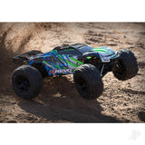 Traxxas E-Revo VXL 1/10 4WD Brushless Electric Racing Monster Truck - Green (+ TQi 2-ch, TSM, VXL-6s, Velineon 2200Kv)-6