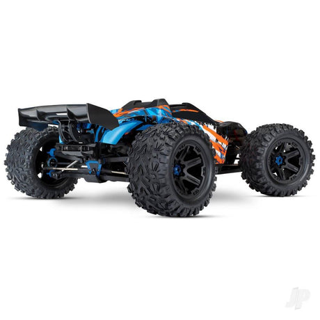 Traxxas E-Revo VXL 1/10 4WD Brushless Electric Racing Monster Truck - Orange (+ TQi 2-ch, TSM, VXL-6s, Velineon 2200Kv)-2