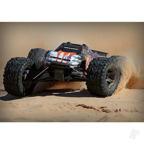 Traxxas E-Revo VXL 1/10 4WD Brushless Electric Racing Monster Truck - Orange (+ TQi 2-ch, TSM, VXL-6s, Velineon 2200Kv)-5