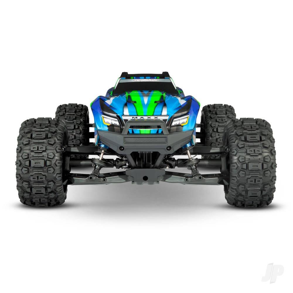 Traxxas Maxx 1/10 4X4 Brushless Electric RTR Monster Truck - Green (+ TQi 2-ch, TSM, VXL-4S, Velineon 540XL, WideMaxx)-2