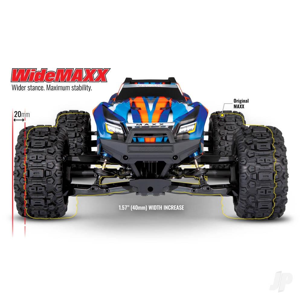 Traxxas Maxx 1/10 4X4 Brushless Electric RTR Monster Truck - Green (+ TQi 2-ch, TSM, VXL-4S, Velineon 540XL, WideMaxx)-3