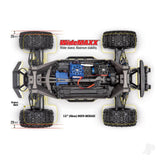 Traxxas Maxx 1/10 4X4 Brushless Electric RTR Monster Truck - Rock-n-Roll (+ TQi 2-ch, TSM, VXL-4S, Velineon 540XL, WideMaxx)-1