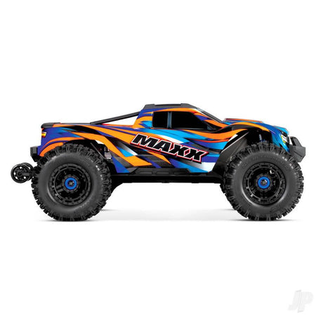 Traxxas Maxx 1/10 4X4 Brushless Electric RTR Monster Truck - Orange (+ TQi 2-ch, TSM, VXL-4S, Velineon 540XL, WideMaxx)-1