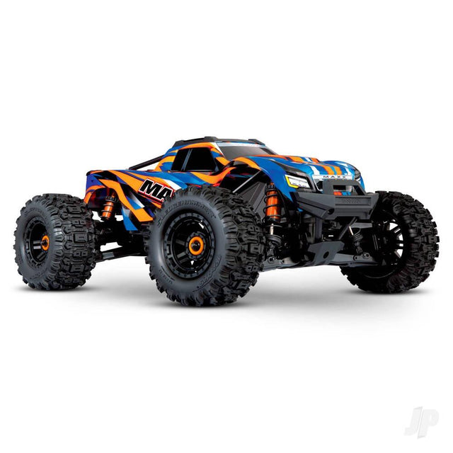 Traxxas Maxx 1/10 4X4 Brushless Electric RTR Monster Truck - Orange (+ TQi 2-ch, TSM, VXL-4S, Velineon 540XL, WideMaxx)-0