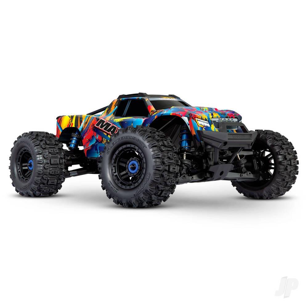 Traxxas Maxx 1/10 4X4 Brushless Electric RTR Monster Truck - Rock-n-Roll (+ TQi 2-ch, TSM, VXL-4S, Velineon 540XL, WideMaxx)-19