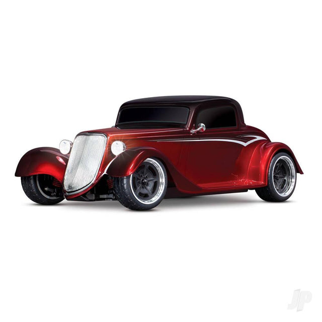 Traxxas Factory Five '33 Hot Rod Coupe 1/10 AWD Supercar - Red Fade (+ TQ 2-ch, XL-5, Titan 550)-0