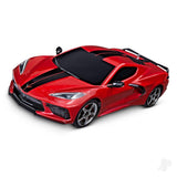 Traxxas Chevrolet Corvette Stingray 1/10 AWD Supercar - Red (+ TQ 2-ch, XL-5, Titan 550)-1