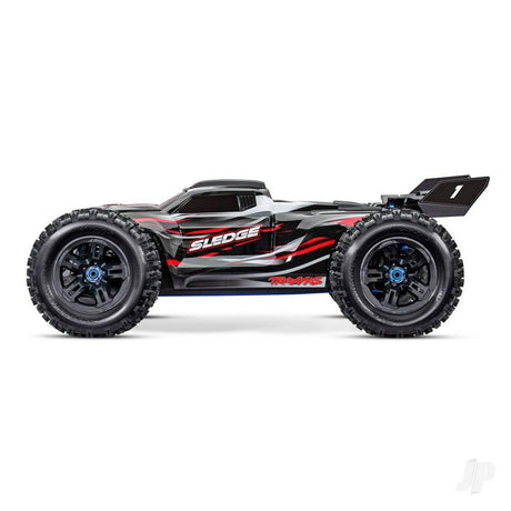 Traxxas Sledge 1/8 4WD Brushless Electric Monster Truck - Red (+ TQi 2-ch, TSM, VXL-6S)-3