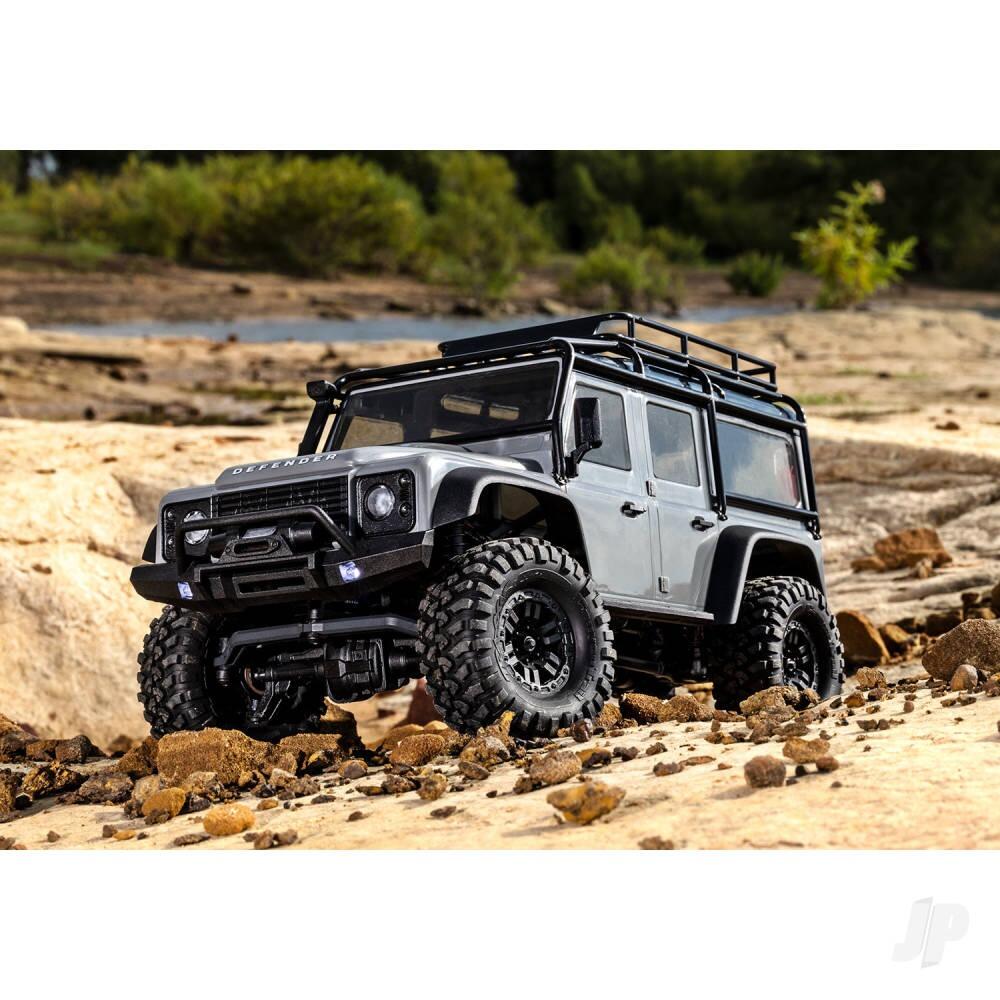 Traxxas TRX-4M Land Rover Defender 1/18 4X4 Electric Trail Crawler - Green (+ TQ 2-ch, ECM-2.5, Titan 87T, 750mAh 2-Cell LiPo, USB Charger)-14