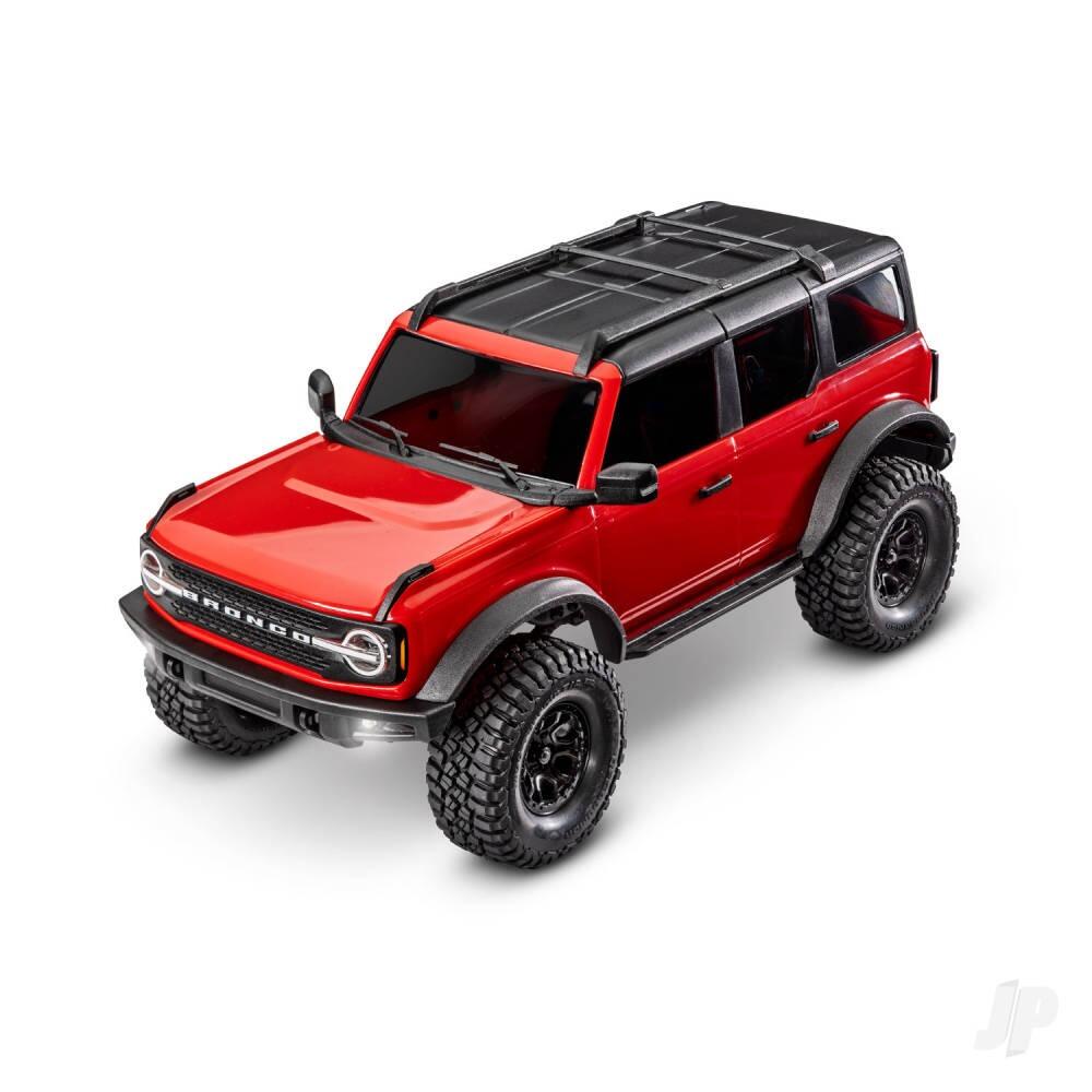 Traxxas TRX-4M 2021 Ford Bronco 1/18 4X4 Electric Trail Crawler - Red (+ TQ 2-ch, ECM-2.5, Titan 87T, 750mAh 2-Cell LiPo, USB Charger)-4