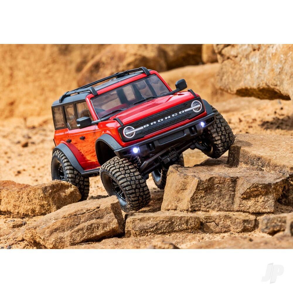 Traxxas TRX-4M 2021 Ford Bronco 1/18 4X4 Electric Trail Crawler - White (+ TQ 2-ch, ECM-2.5, Titan 87T, 750mAh 2-Cell LiPo, USB Charger)-16