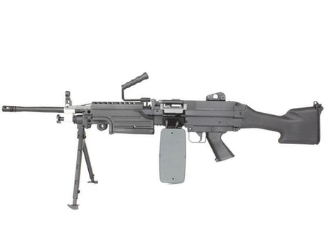 A&K M249 with Sound Control Drum Magazine (Hard Stock)-0