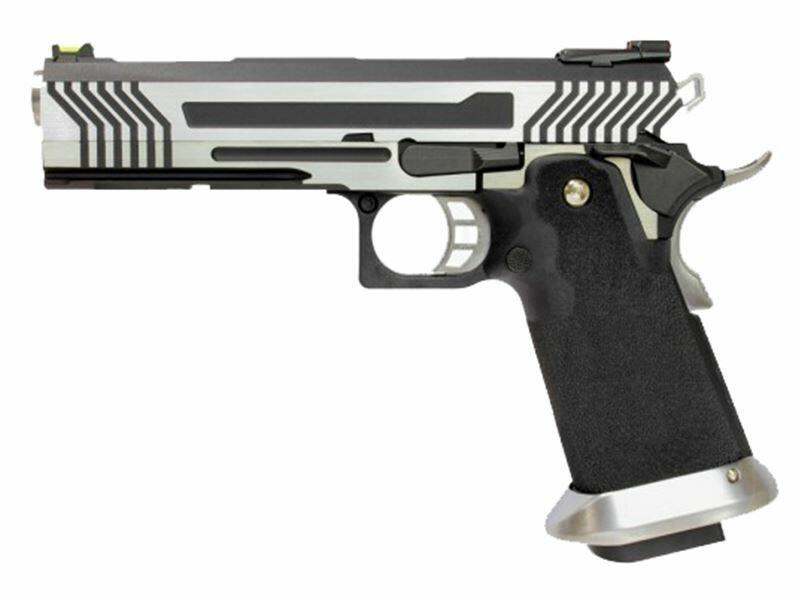 Armorer Works Custom Hi-Capa GBBP (AW-HX1101) - Silver-1