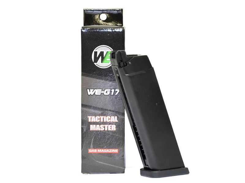 WE G17 25rd Gas Magazine (ABS) - Black