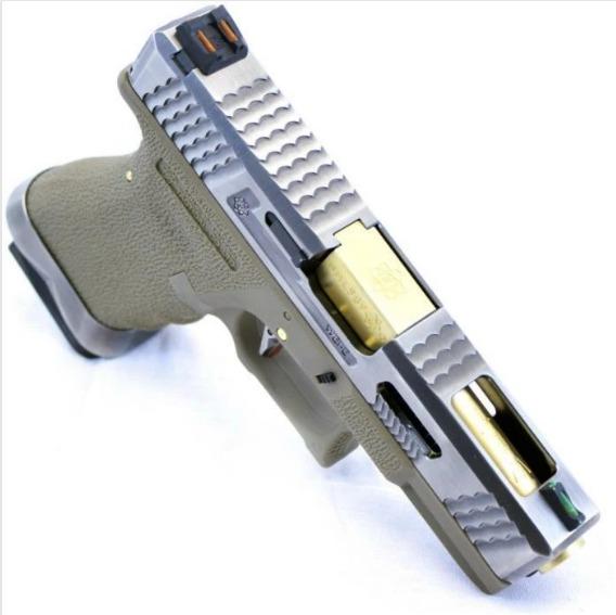 WE E Force EU19 Pistol - Tan/Silver-2