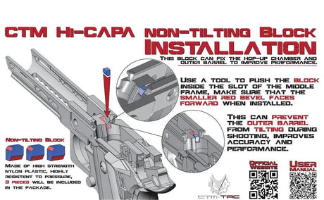 CTMA Flatline Split Slides for TM Hi-Capa 5.1-12