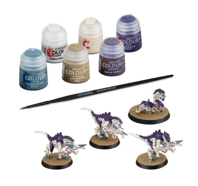 Tyranids: Termagants and Ripper Swarm + Paints Set (60-13)-0