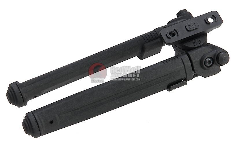 GK Tactical MG Style Adjustable Polymer Bipod for M-Lok Rail-0