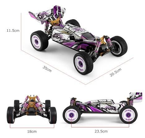 WLtoys 124019 2.4G Racing RC Car 55KM/H 4WD Electric High Speed Off-Road, Drift Car-0