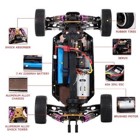 WLtoys 124019 2.4G Racing RC Car 55KM/H 4WD Electric High Speed Off-Road, Drift Car-1