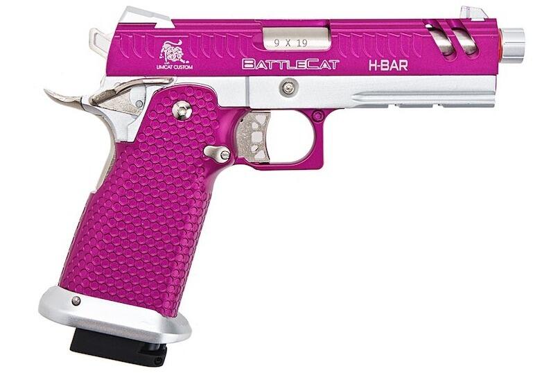 Army Armament Limcat 4.3 Hi-Capa GBB Airsoft Pistol (R610-3) - Purple-0