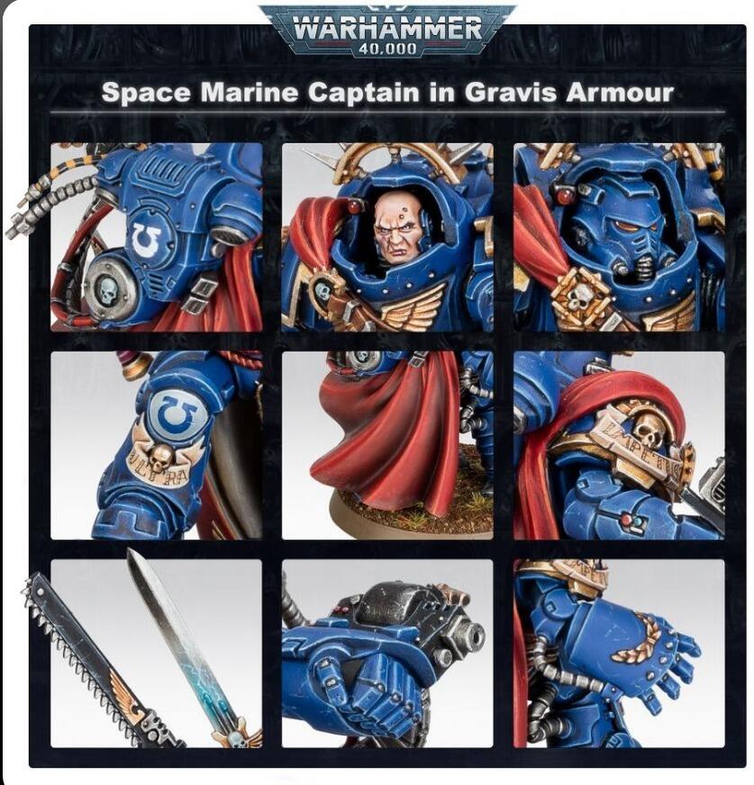 Space Marines - Captain in Gravis Armour (48-70)-2