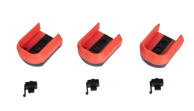 PTS Enhanced Pistol Shockplate for Tokyo Marui Hi-Capa 5.1 Series (3 Pack) - Red-0